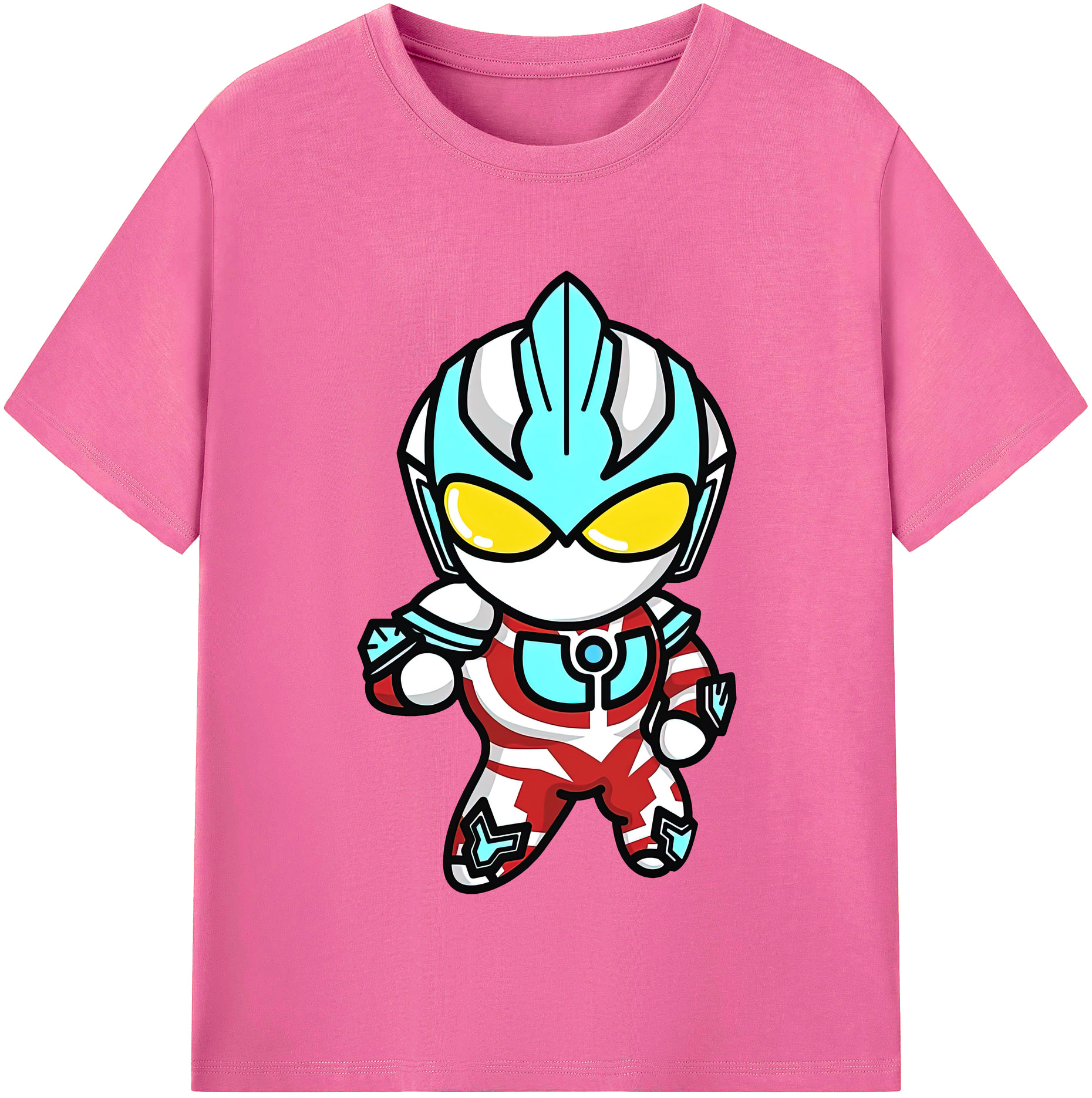 （画像用） ウルトラマン Ultraman レディースカジュアルプリントTシャツ（綿100％）